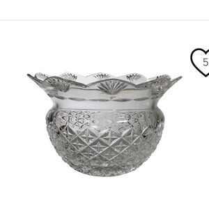 Waterford Crystal Clear Cut Glass Bowl
